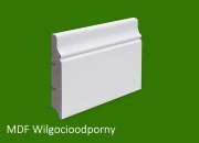 Listwa przypodłogowa MDF biała lakierowana - 100 x 16 PLUS - wilgocioodporna